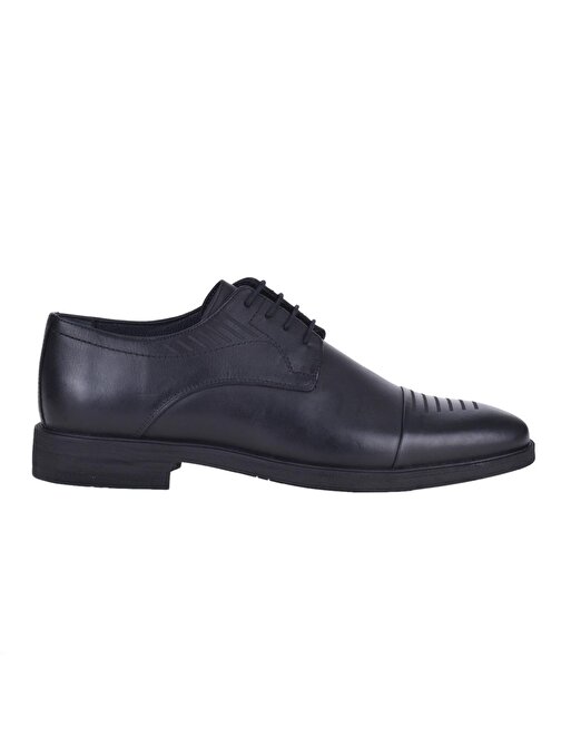 Berenni M562 Siyah %100 Deri Erkek Klasik Ayakkabı