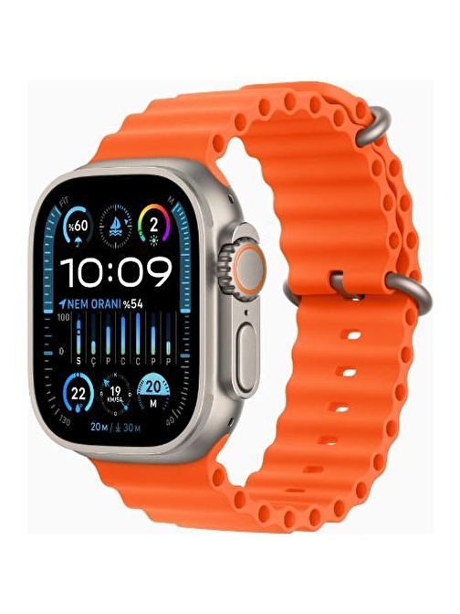 Apple Watch Series  Ultra 2 MREH3TU/A Apple Uyumlu 49 mm Titanyum Kasa Akıllı Saat Turuncu