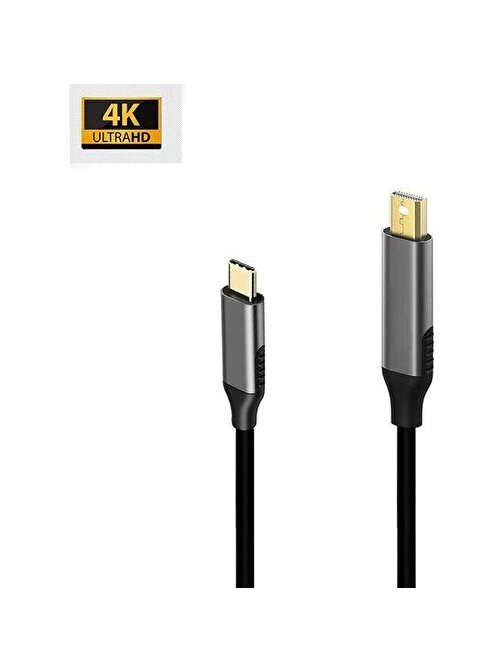 DAYTONA K-02 USB Type-C=>MİNİ DISPLAYPORT ÇEVİRİCİ (Giriş:USB Tip-C => Çıkış:Mini Displayport) (4K)