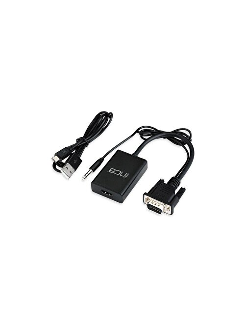 Inca Ivth-02 Vga + Ses + Usb + HDMI Çevirici