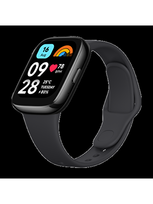 Xiaomi Redmi Watch 3 Active Android Uyumlu Akıllı Saat Siyah