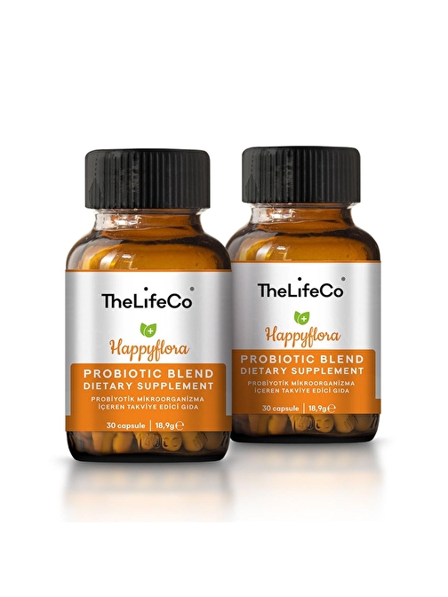 TheLifeCo Happyflora Probiyotik 10 Milyar Mikroorganizma İçeren Takviye Edici Gıda - Sindirim x2