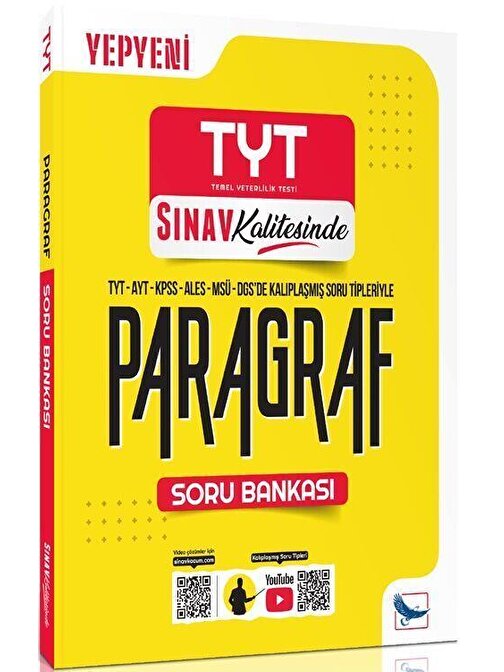 Sınav Yayınları TYT AYT KPSS ALES MSÜ DGS Paragraf Soru Bankası Sınav Kalitesinde Sınav Yayınları