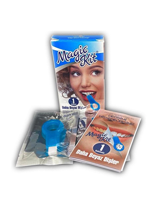 Magic Kit Diş Lekesi Temizleyici Diş Beyazlatıcı +5 Yedek Silgi