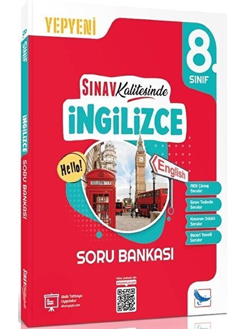 8. Sınıf İngilizce Sınav Kalitesinde Soru Bankası Sınav Yayınları