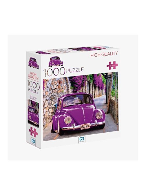 Ca Games 1000 Parça Mor Araba Puzzle 7028 Araba Puzzle