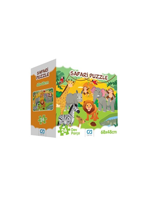 Ca Games 5232 Sevimli Hayvanlar Yer Puzzle 24 Parça 3+ Yaş