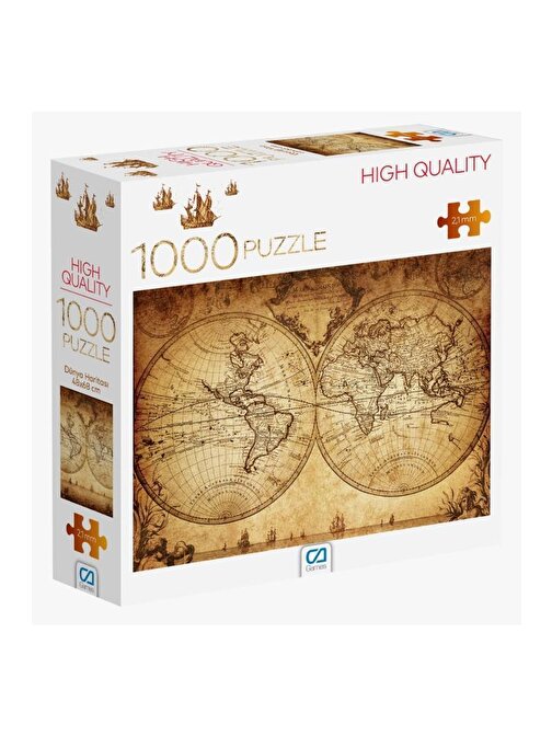 Ca Games 1000 Parça Dünya Haritası Puzzle 7037Dünya Haritası Puzzle