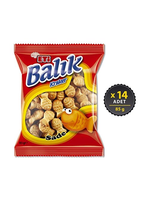 Eti Balık Kraker 85 G X 14 Adet