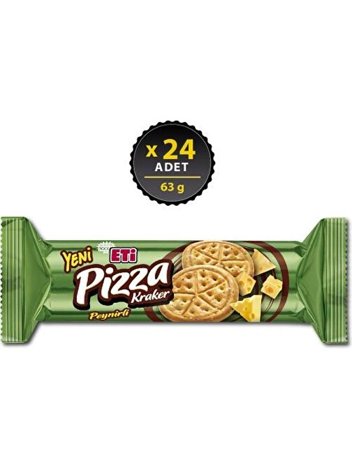 Eti Pizza Kraker Peynirli 63 G X 24 Adet