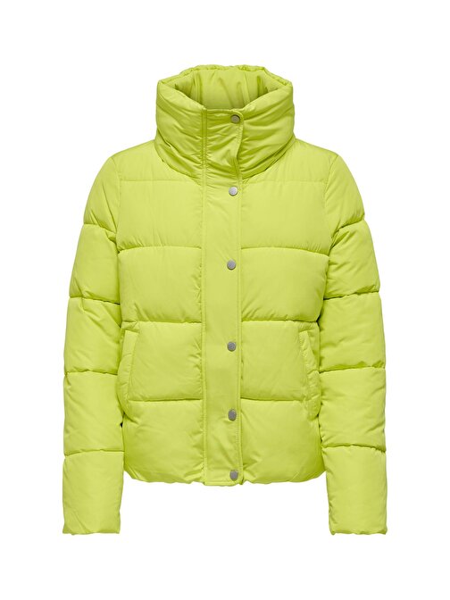 Only Sarı Kadın Mont ONLNEWCOOL PUFFER JACKET CC OTW