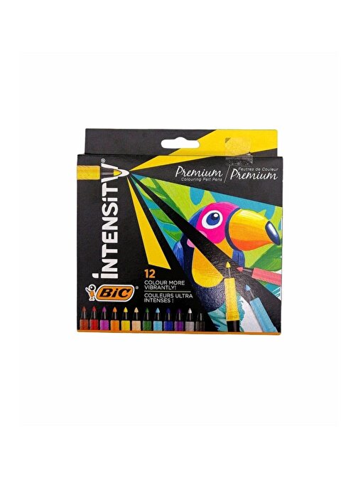 Bic Intensity Premium 12 Renkli Keçeli Kalem 977891