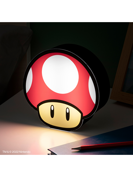 Paladone "Paladone Super Mushroom Box Light ( Düğmesine basınca ışığı yanan Icon Ligth )