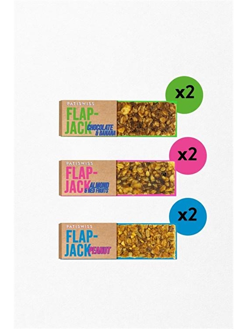 Patiswiss Şeker İlavesiz Granola Bar Set 6 Adet