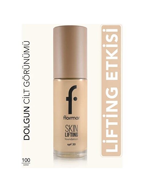 Flormar Skın Lıftıng Foundation 100 Sand 30 Ml