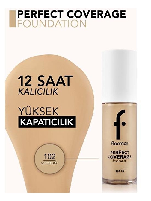 Flormar Perfect Covarage Fondeten No.102 Yeni