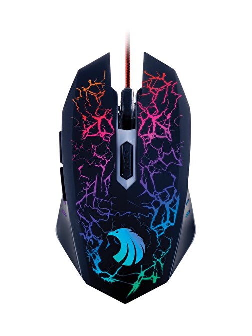 PoloSmart PGM25 Kablolu Joystick Kırmızı Optik Led Gaming Mouse