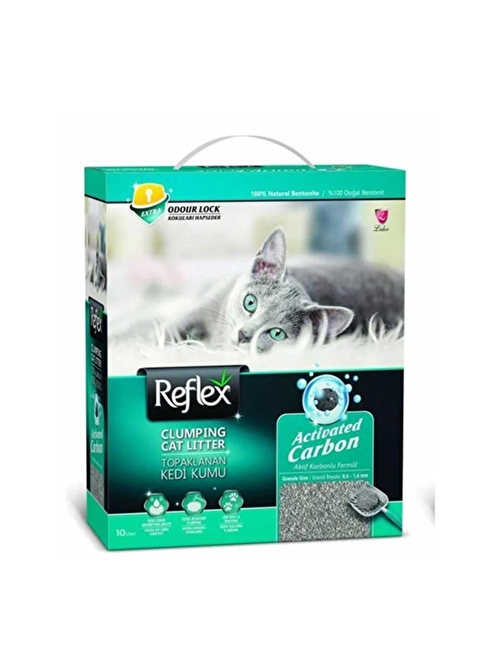 Aktif Karbonlu Topaklanan Kedi Kumu 2X10 Lt