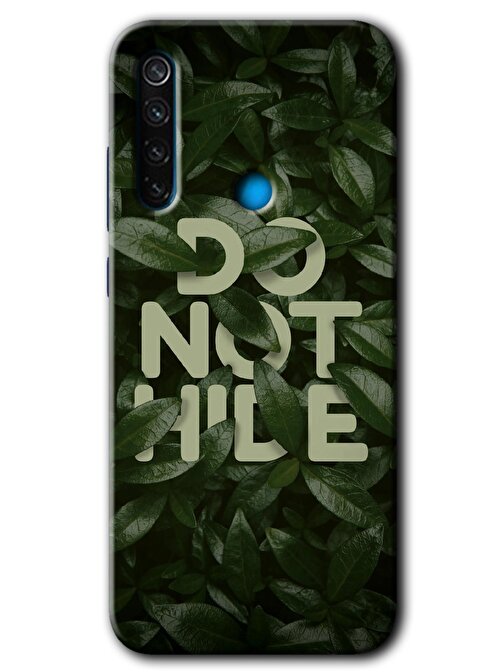 Gramaphone Redmi Note 8 Kılıf HD Desen Baskılı Arka Kapak + Kırılmaz Cam - Do Not Hide