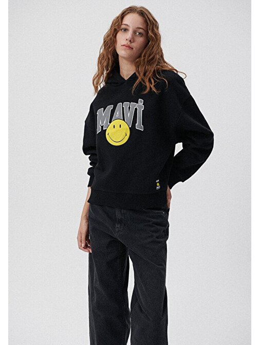 Mavi - Mavi X Smiley Originals Siyah Sweatshirt 1S10038-900