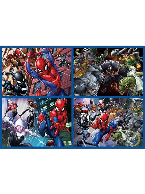 Educa Games 50+80+100+150 Parça Spiderman Multi Puzzle