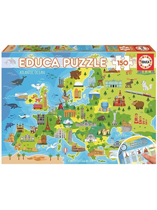 Educa Games 150 Parça Avrupa Haritası