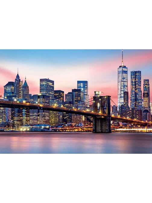 Educa Games 1000 Parça Brooklyn Köprüsü Neon Karanlıkta Parlayan Puzzle