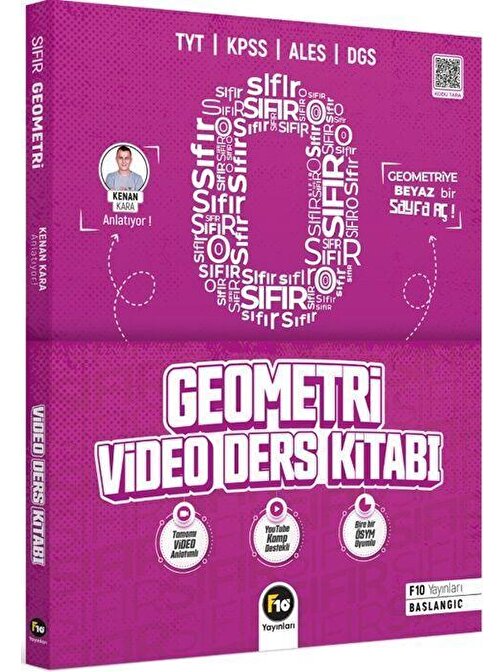 Kenan Kara İle Sıfırdan Geometri Video Ders Kitabı F10 Yayınları