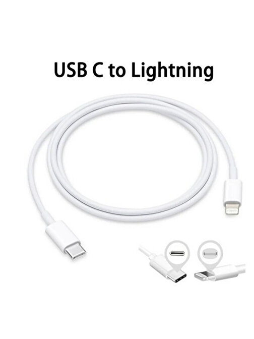 Zubazup Apple iPhone Uyumlu Lightning Hızlı Şarj Kablosu