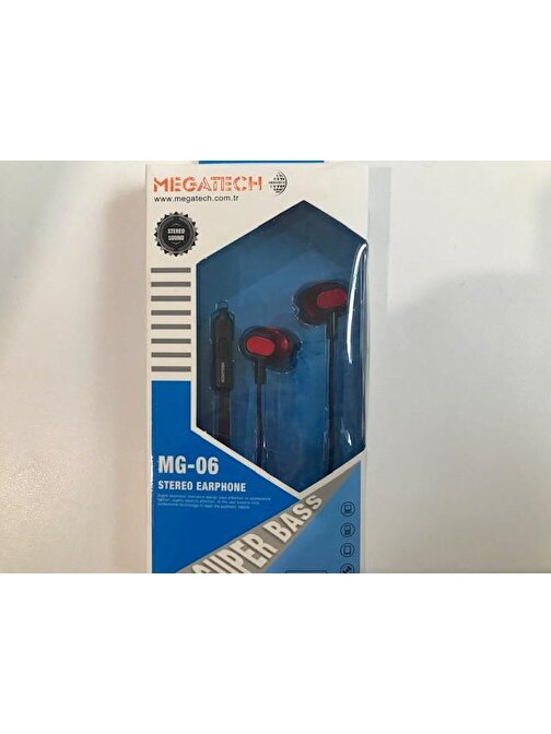 Megatech Mg-06 Kırmızı Mikrofonlu Kulaklık