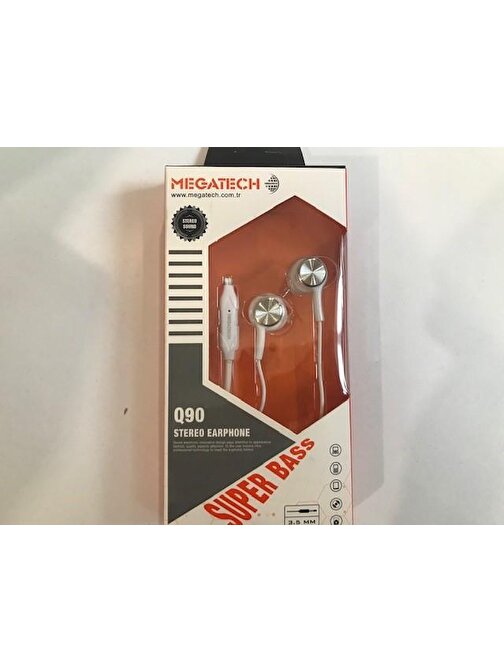 Megatech Qg-90 Beyaz Mikrofonlu Kulaklık Mıknatıslı