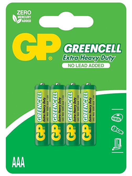 Gp Greencell 24G-Ue4 4'lü İnce Kalem Pil