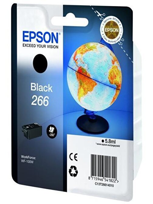 Epson 266 Black Siyah Mürekkep Kartuş T26614010