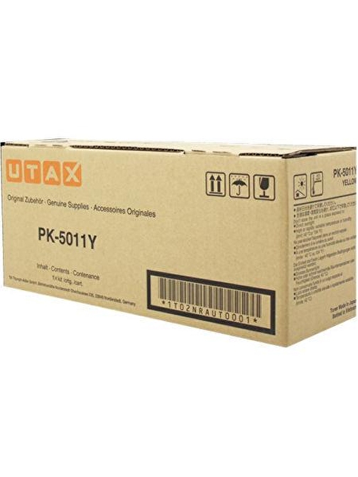 Utax PK-5011Y P-C3060-3061-3065 Uyumlu Doldurmalı Orjinal Sarı Toner