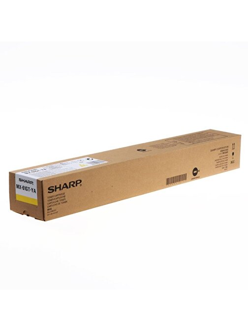 Sharp Sharp Mx-61Gtya Mx-2630-2651-3050-3550-3070 Yellow Sarı Orjinal Fotokopi Toneri 24.000 Sayfa