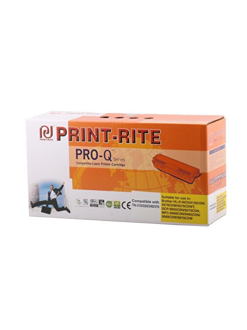 Print-Rıte Brother TN-340Y HL-4140CN-4150CDN-4570CDW-4 Uyumlu Doldurmalı Muadil Sarı Toner