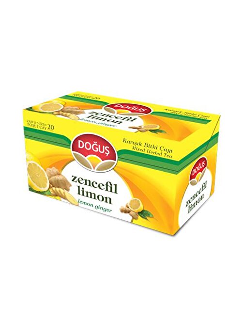 Doğuş Zencefil Limon Bitki Çayı 20 x 2 gr