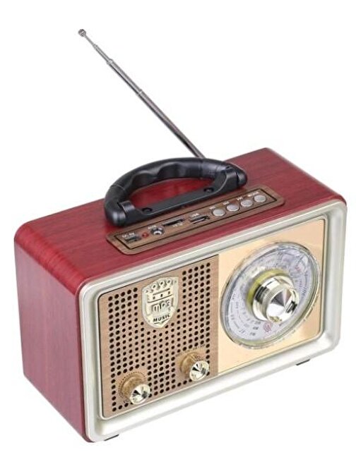 Everton Rt-851 Bluetooth Fm-Usb-Sd- Tf Şarjlı Nostalji Radyo