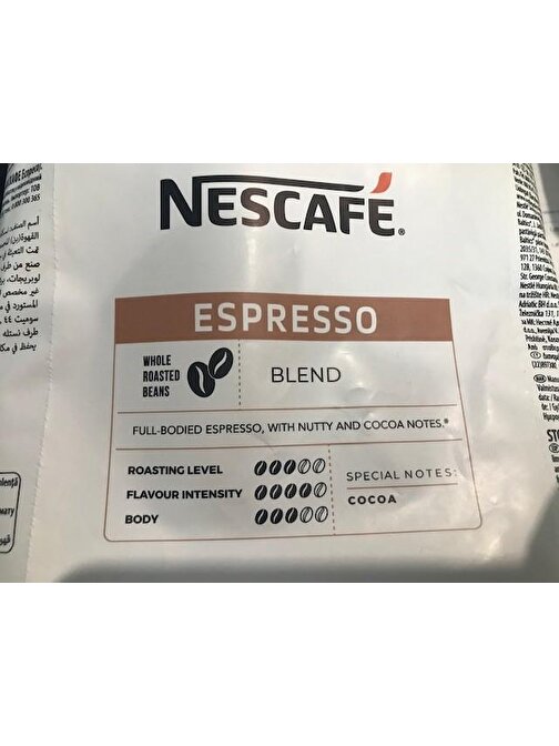 Nestle Nescefa Espresso 1000Gr (1Kg) Çekirdekli Kahve 12505166