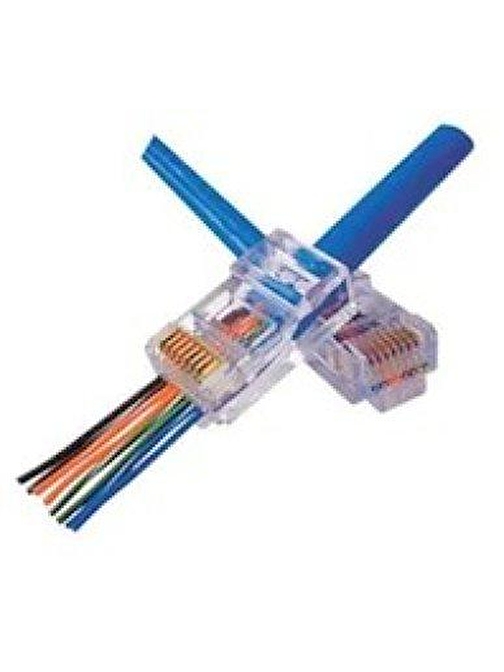 Beek Bn-Mp6-Easy Kolay Tak Cat6 Konektörü, 3U 100 Lü Paket