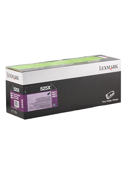 Lexmark 52D5X00 525X Ms711-811-812 Black Siyah Toner 45.000 Sayfa