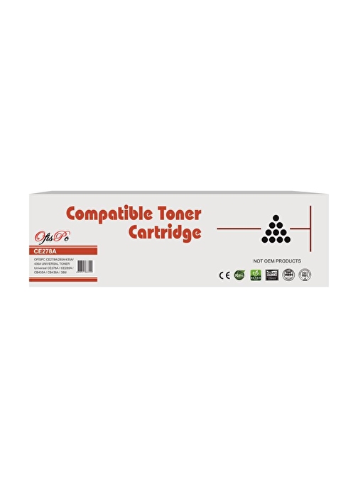 Ofispc Hp Ce278A-Cb435A-Cb436A-Ce285A P1005-P1505-P1102-P1212 Muadil Unıversal Toner 1Koli 20Adet