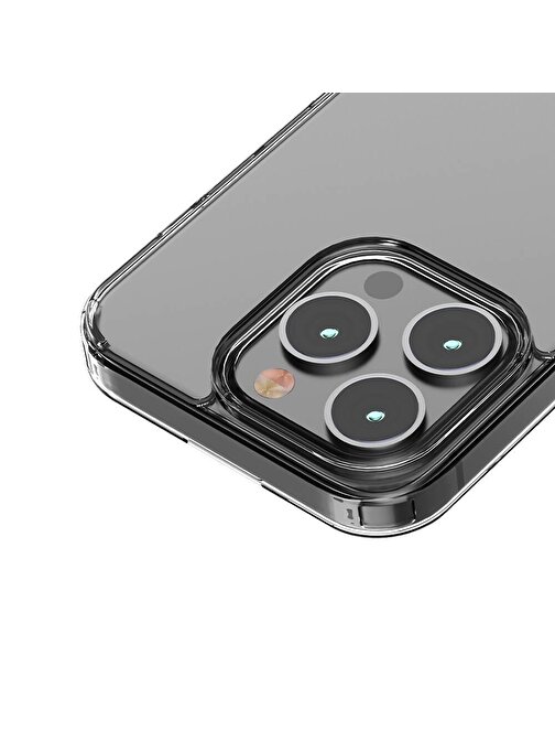 Musal iPhone 15 Pro Max Kılıf Şeffaf Lüx Ultra Koruma Silikon