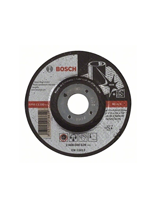 Bosch 115*6,0 Mm Expert For Inox