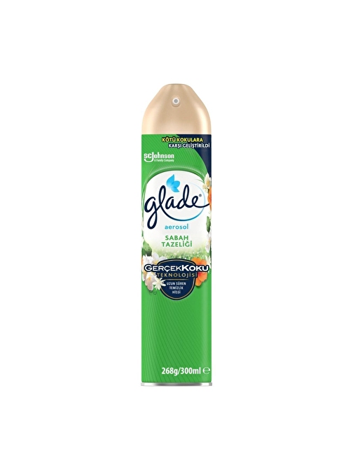 Glade Gerçek Koku Teknolojisi Hava Tazeleyici Aerosol Oda Kokusu Sabah Tazeliği 300 ml