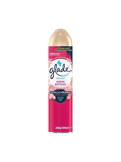 Glade Hava Tazeleyici Aerosol Aşkın Büyüsü Oda Kokusu 300 ml