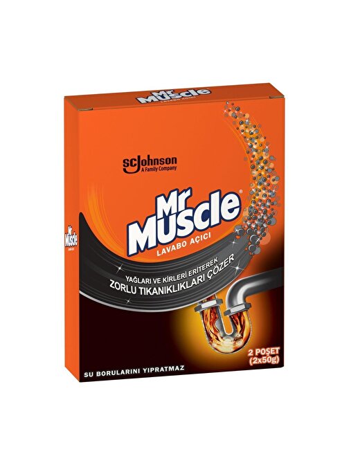 Mr. Muscle Toz Lavabo Açıcı 2x50 gr