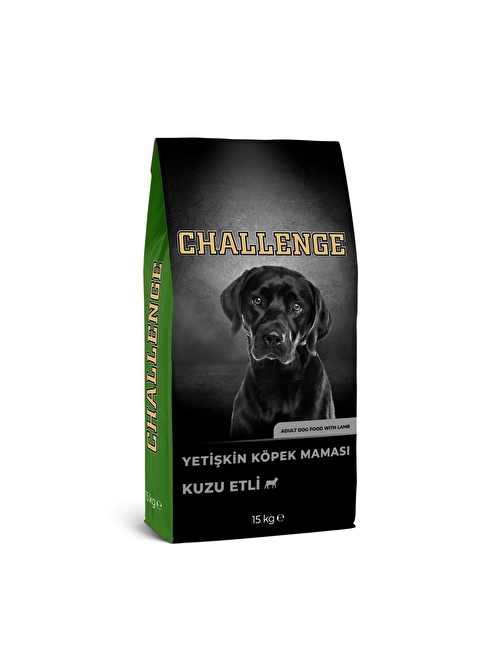 Challenge Kuzu Etli Yetişkin Köpek Maması 15 Kg