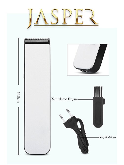 Jasper JPR-1014 Pro Ayarlanabilir Saç Tarağı Saç Sakal Ense Çizim Tıraş Makinesi