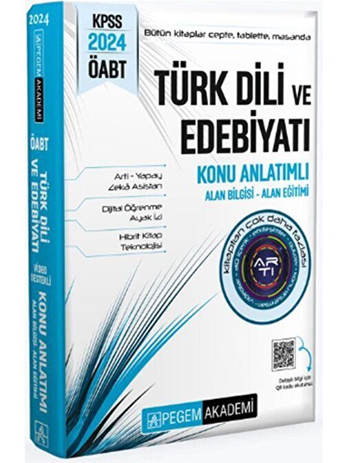 2024 Kpss Öabt Türk Dili Ve Edebiyat Konu Anlatımlı Pegem Yayınları